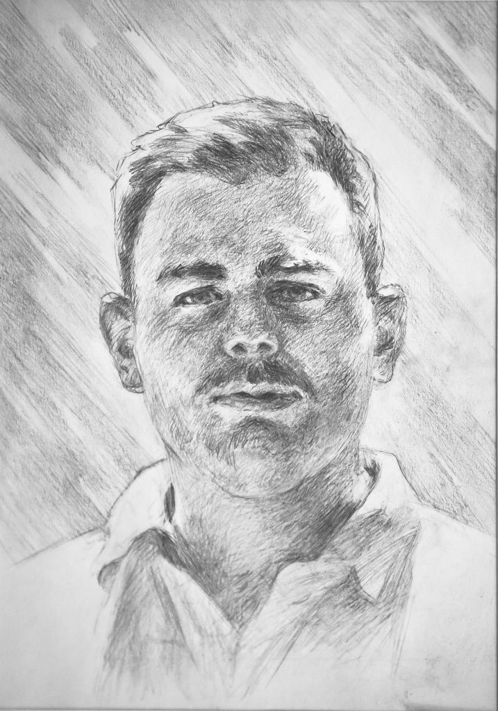 Седнев Дмитрий Александрович участник специальной военной операции художник ,заслуженный работник культуры Брянской области Сичков В.И. 2024 г.JPG